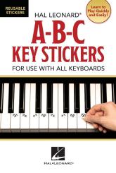 ABC Key Stickers for use with all keyboards 