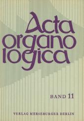 Acta Organologica Band 11  