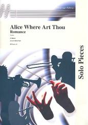 Ascher: Alice where art Thou Romanze für Solo-Instrument in C (Bass- oder Vl-Schl), B oder Es und Klavier 