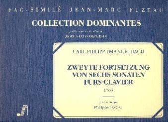 Bach, Carl Philipp Emanuel: 6 Sonaten Band 3 Wq52 für Klavier, Faksimile 