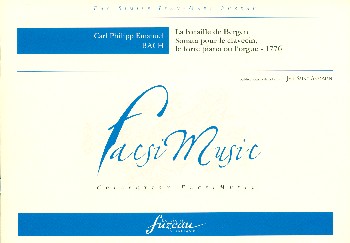 Bach, Carl Philipp Emanuel: La bataille de Bergen pour clavecin (piano/orgu), facsimile 