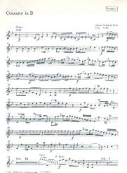Bach, Johann Sebastian: Konzert B-Dur für Orgel, 2 Violinen und Bc, Violine 1 