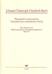 Bach-Repertorium Band 4 Werkverzeichnis von Johann Christoph Friedrich Bach 