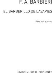 Barbieri, Francisco Asenjo: El Barberillo de lavapies zarzuela, voce y piano (sp) 