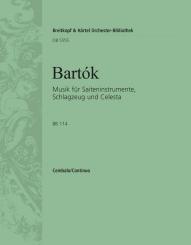 Bartók, Béla: Musik für Saiteninstrumente, Schlagzeug und Celesta BB114, Klavier 