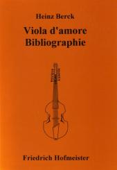 Berck, Heinz: Viola d'amore-Bibliographie  