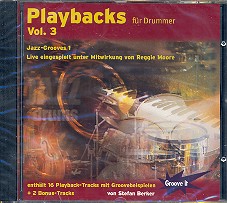 Berker,  Stefan: Playbacks für Drummer vol.3 CD Jazz-Grooves Band 1 