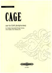 Cage, John: Ear for Ear for widely separated single voices (one visible, the other's) not), Score 
