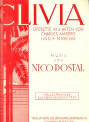 Dostal, Nico: Clivia Klavierauszug (dt)  