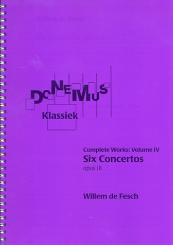 Fesch, Willem de: 6 Concertos op.3 for small orchestra score 