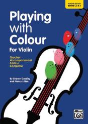 Goodey, Sharon: Playing with Colour for violin and piano, teacher's book/score/piano accompaniment 