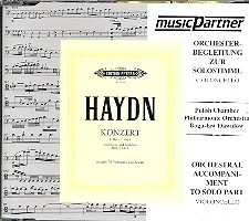 Haydn, Franz Joseph: Konzert C-Dur Hob.VIIb:1 für Violoncello und Orchester CD Orchesterbegleitung zur Solostimme 