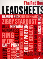 Leadsheets - the red Book: songbook melody line/lyrics/chords 