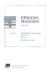 Maggini, Ermano: Trilogie für C- und G-Flöte  und Canto V für Flöte solo 