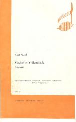 Wahl, Karl: Slawische Volksmusik Potpourri für 3 Mandolinenensemble, Direktion und Stimmen 