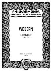 Webern, Anton von: Kantate Nr.1 op.29 für Sopran, Chor und Orchester, Studienpartitur 